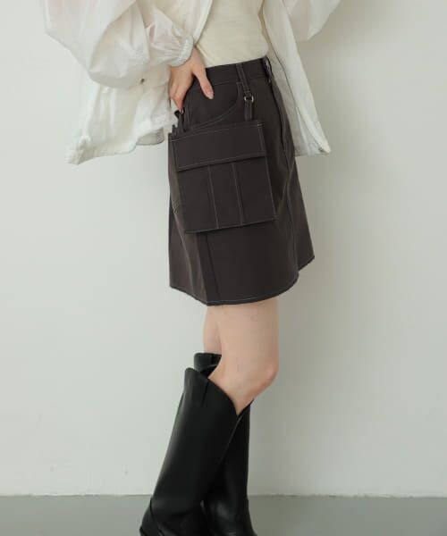 セール】 サイドポケットツキミニスカート （スカート