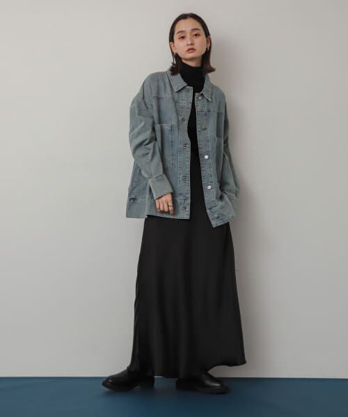 アーバンリサーチ　シシュウオーバーデニムジャケット　L.INDIGO アーバンリサーチ シシュウオーバーデニムジャケット L.INDIGO