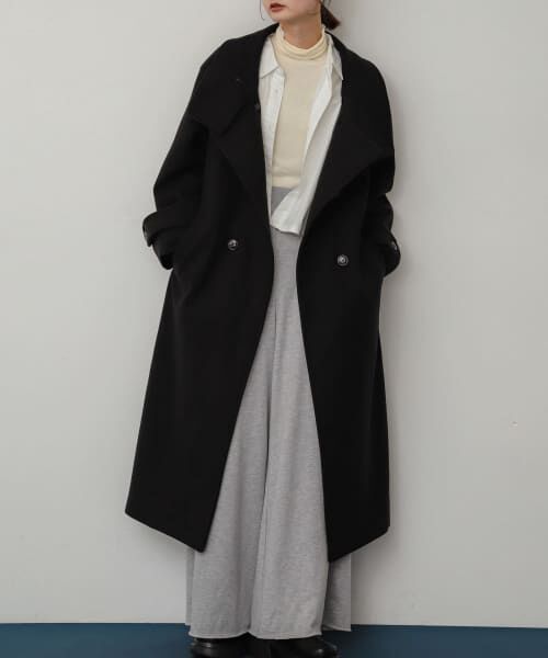 希少♡セオリーリュクス スタンドカラーコートSIENNA W AGATHA 未使用品 セオリーリュクス theory luxe 24AW SYCAMORE 2 DEEBI