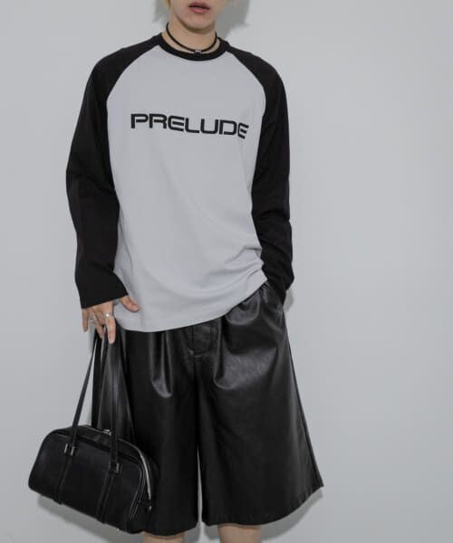 ＊＊SENSE OF PLACE by URBAN RESEARCH / センスオブプレイス バイ アーバンリサーチ Tシャツ | HONDA Raglan Long-Sleeve T-shirts（L.GRAY）