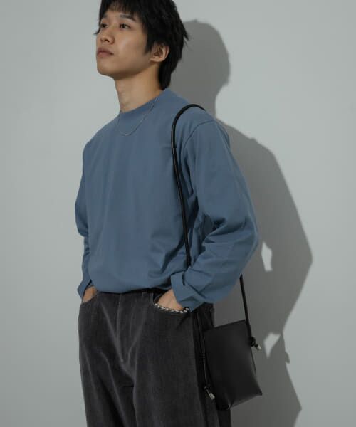 ＊＊SENSE OF PLACE by URBAN RESEARCH / センスオブプレイス バイ アーバンリサーチ Tシャツ | standard ロングスリーブカットソー（BLUE）