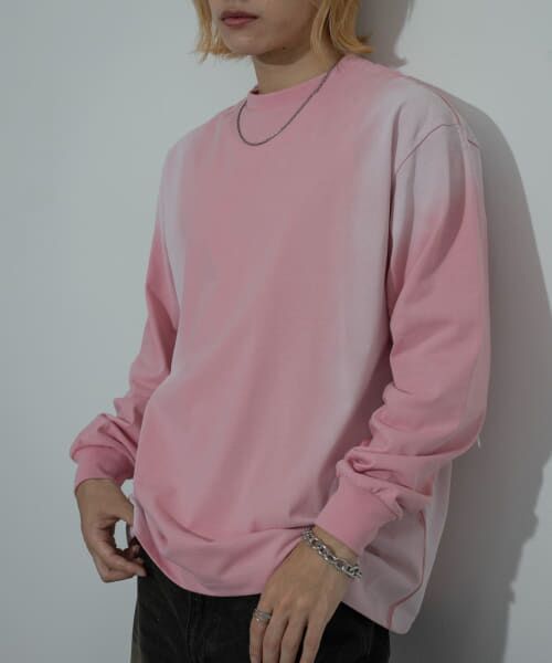 セール】 スプレーラインロングスリーブTシャツ （Tシャツ