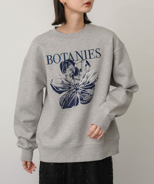 ＊＊SENSE OF PLACE by URBAN RESEARCH / センスオブプレイス バイ アーバンリサーチ スウェット | シシュウグラフィックルーズスウェット（GRAPHIC-A）