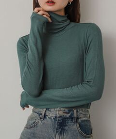 メローハイネックトップ