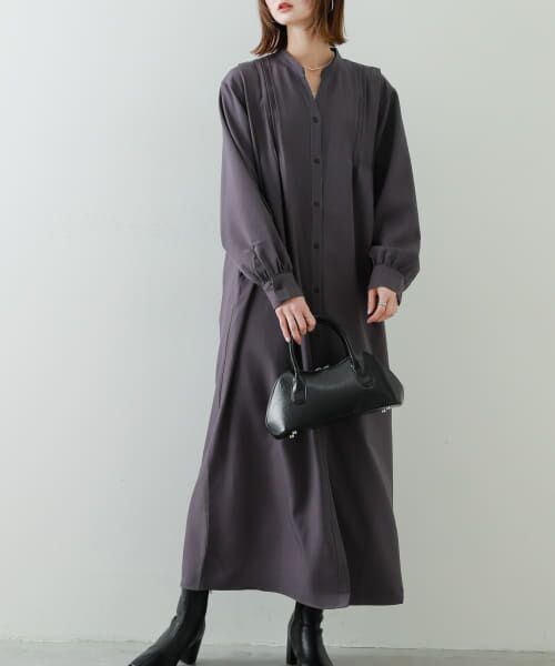 セール】 『Shortサイズあり』タックシャツワンピース （ワンピース