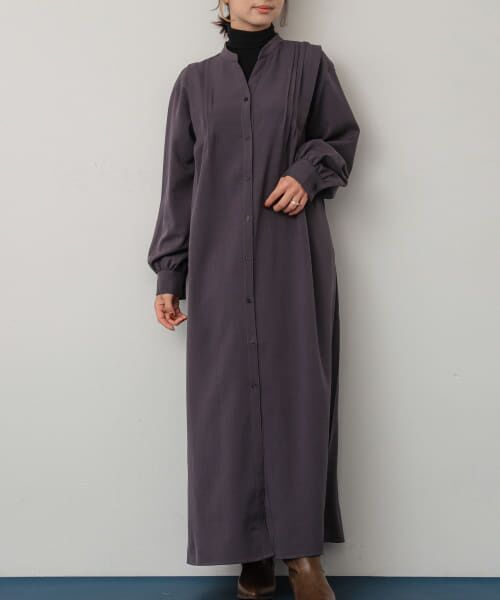 タグ付き未使用　ハグオーワー リバティ フェザーフィールズ　シャツワンピース ハグオーワー 今季リネンワンピース 新品タグ付き 雅姫さん