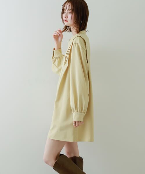 タグ付き未使用　ハグオーワー リバティ フェザーフィールズ　シャツワンピース タグ付き未使用 ハグオーワー リバティ フェザーフィールズ