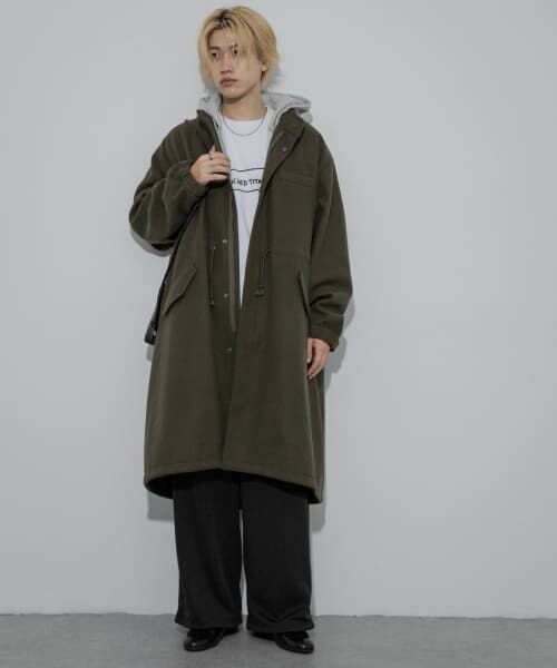 セール】 『ユニセックス』『UR TECH』カットメルトンモッズ