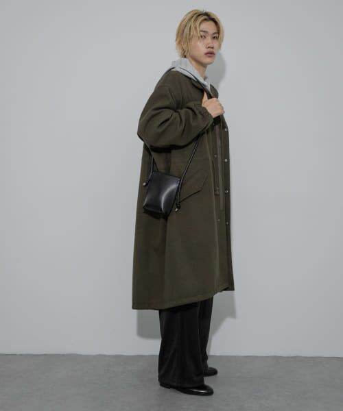 smoothday メルトン モッズコート セール】 『ユニセックス』『UR TECH』カットメルトンモッズ