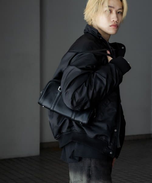 CITYSHOPSATIN STAND NECK ブルゾン CITYSHOPSATIN STAND NECK ブルゾン