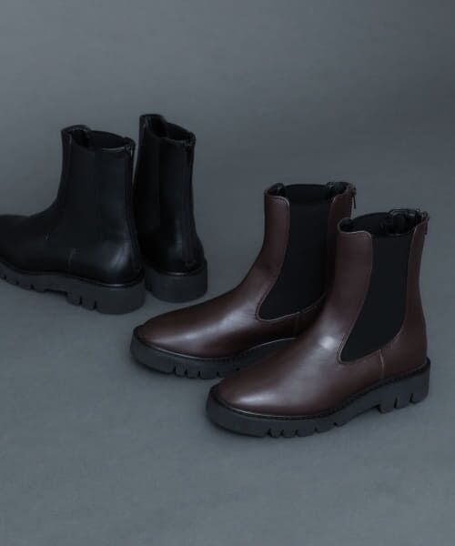 セール】 トラックソールサイドゴアブーツ （ブーツ（ショート丈