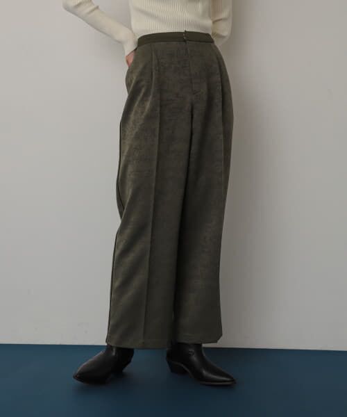 ＊＊SENSE OF PLACE by URBAN RESEARCH / センスオブプレイス バイ アーバンリサーチ その他パンツ | サテンパイピングジャガードパンツ（KHAKI）