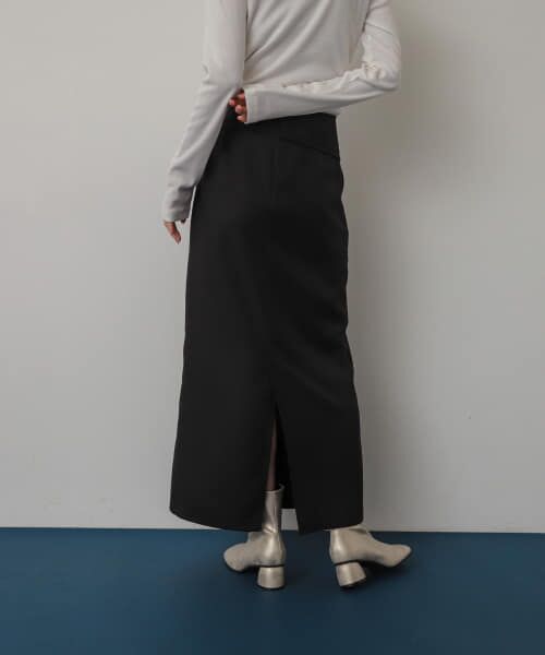 新品❤️アルチビオ❤️スカート Jasmine新作 ペチコート付きトレンド モノクロツイードミニ