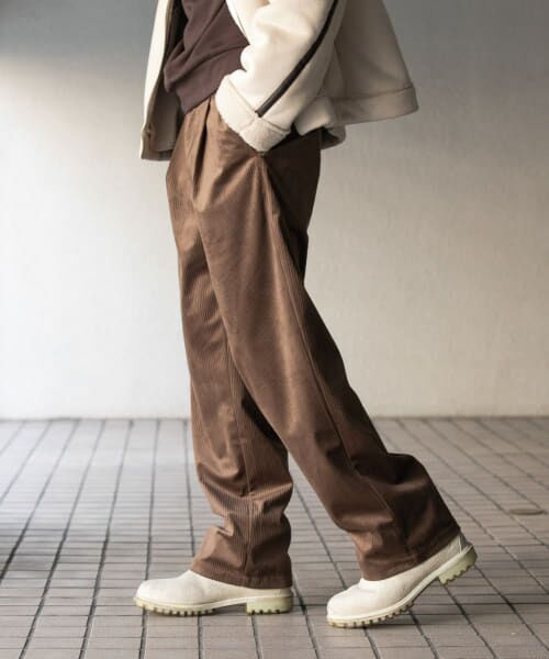 セール】 コーデュロイタックワイドパンツ （その他パンツ