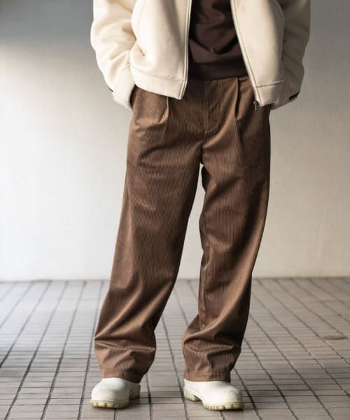 ジャンゴアトゥール　コーデュロイパンツ　ブラウン ボトムス DjangoAtourジャンゴアトゥール通販 「マメチコ