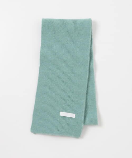 ＊＊SENSE OF PLACE by URBAN RESEARCH / センスオブプレイス バイ アーバンリサーチ マフラー・ショール・スヌード・ストール | プレーンニットマフラー（MINT）