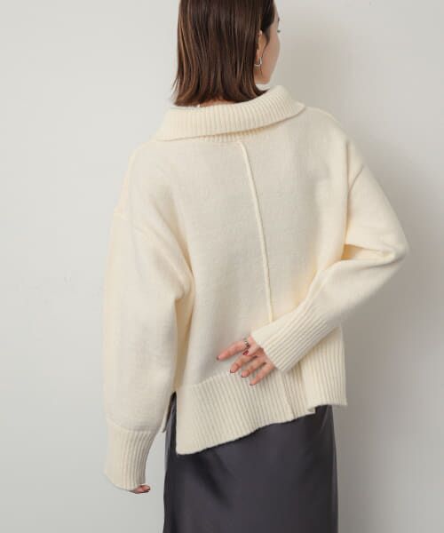 セール】 『WEB/一部店舗限定カラー』2WAYタートルネックルーズ