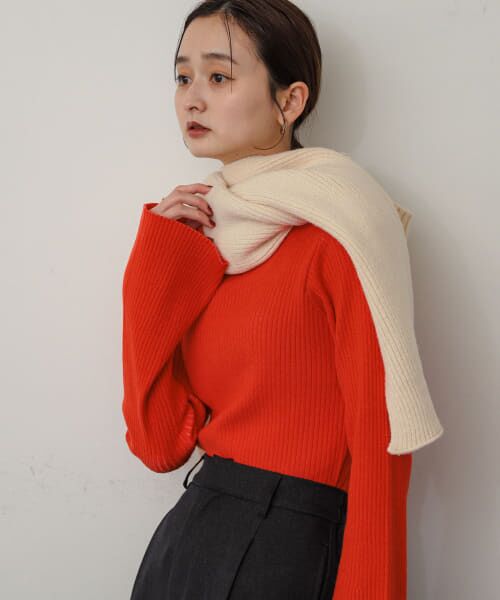 PALACE 、Off-White】ニット & マフラー セット PALACE 、Off-White