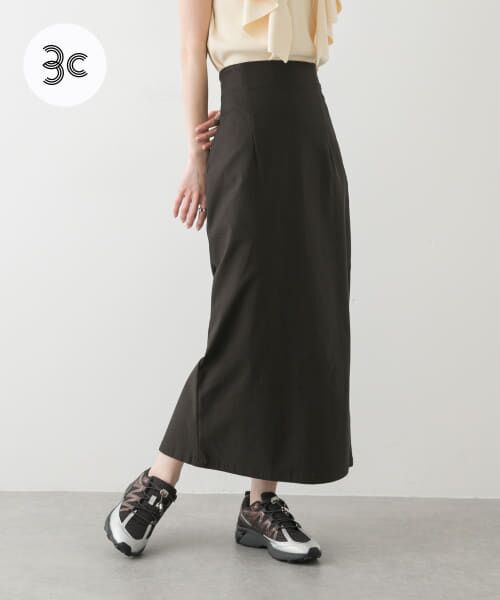 Openyy スカート OPEN YY / オープンワイワイ】FRONT JEAN EFFECTJERSEY SKIRT