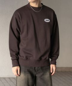 ワッペンクルーネックスウェット