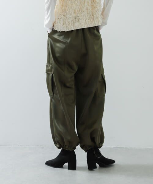 GRANCY カーゴパンツ　カーキ GRANCY】ZipDesign CargoPants / ジップデザイン カーゴパンツ