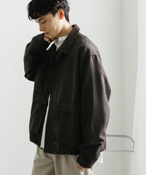 〚美品〛チーム 3TF4　ジャケットブルゾン　ブルー セール】 デタッチャブルスリーブ【MEN】2WAY ブルゾン