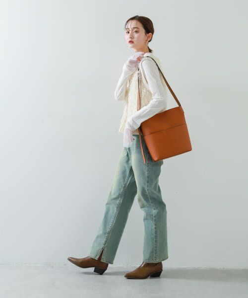 Arnys アルニス　ニットベスト　カシミア100 アルニス ARNYS ベスト 羊革 レザー ニット 絹 シルク カシミヤ