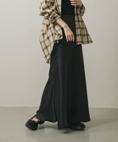 『一部WEB限定カラー』ナローサテンスカート