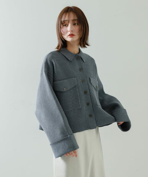 セール】 ニットショートジャケット （その他アウター