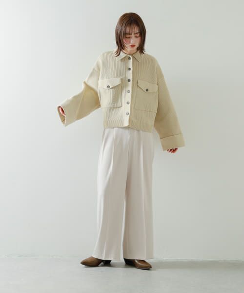 anana ジャケット　ベージュ　ショートジャケット　アナナ JACKET/COAT | anana online store