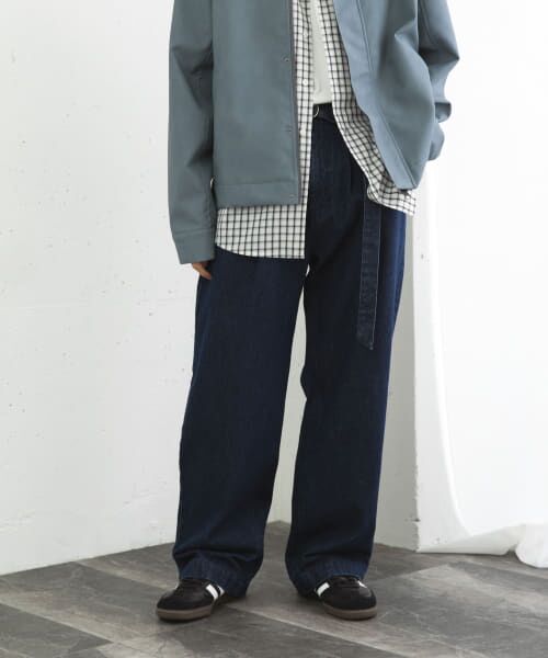 ＊＊SENSE OF PLACE by URBAN RESEARCH / センスオブプレイス バイ アーバンリサーチ その他パンツ | アソートベルテッドストレートパンツ（D.INDIGO）