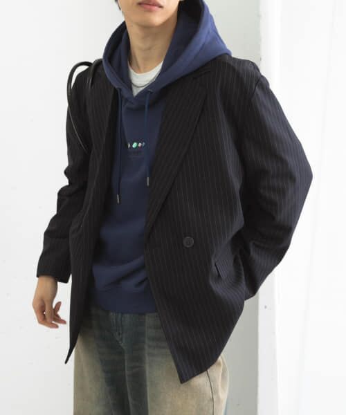 セール】 『セットアップ対応』ピンストライプルーズテーラード