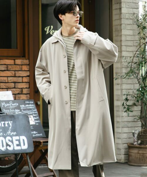 セール】 『ユニセックス』バルマカーンロングコート （ステン