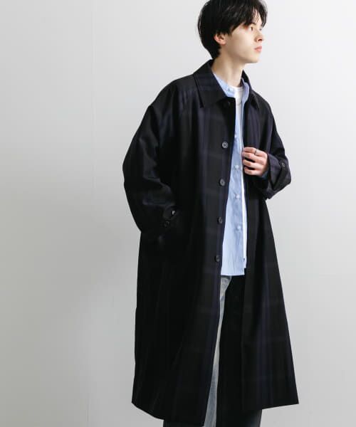 極美品 Editions m.r バルマカーン ステンカラーコート 44 サイズ URBAN RESEARCH ROSSO MEN ステンカラーコート コート スーパー