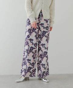 フラワーパターンパンツ