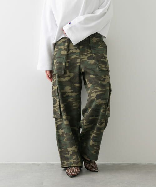 ＊＊SENSE OF PLACE by URBAN RESEARCH / センスオブプレイス バイ アーバンリサーチ その他パンツ | コクーンカーゴパンツ（CAMOUFLAGE）
