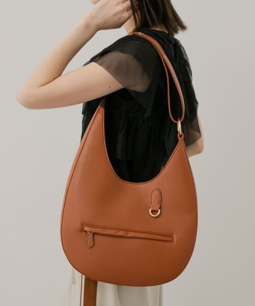 ＊＊SENSE OF PLACE by URBAN RESEARCH / センスオブプレイス バイ アーバンリサーチ ショルダーバッグ | ワンハンドルラウンドバッグ（BROWN）