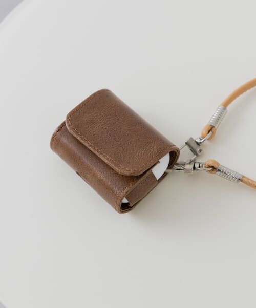＊＊SENSE OF PLACE by URBAN RESEARCH / センスオブプレイス バイ アーバンリサーチ キーホルダー・ストラップ | 『WEB/一部店舗限定』イヤホンケース（BROWN）