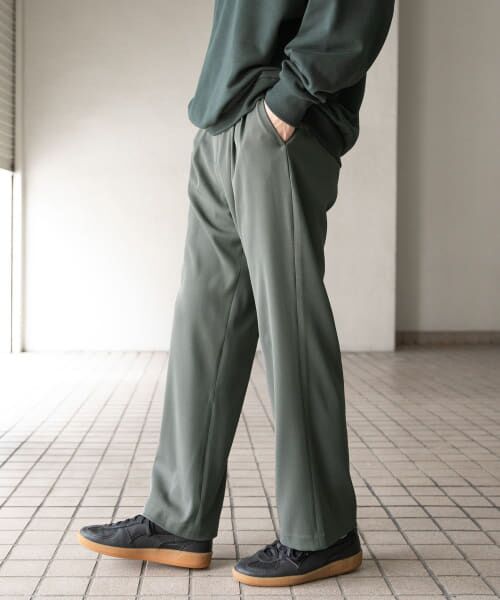 ＊＊SENSE OF PLACE by URBAN RESEARCH / センスオブプレイス バイ アーバンリサーチ その他パンツ | ストレッチテーパードスラックス（KHAKI）