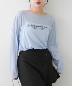 ルーズロゴシアーT