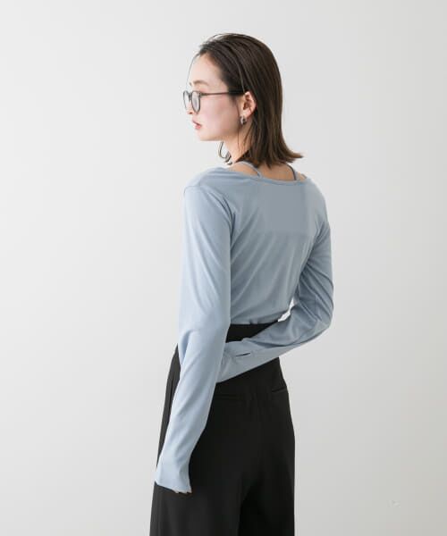 セール】 アシンメトリーカットトップ （Tシャツ）｜＊＊SENSE