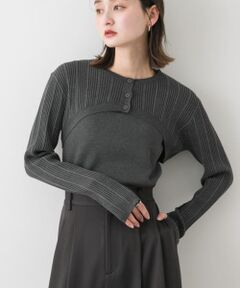 2Pレイヤードセーター