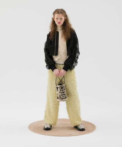 チュールレイヤードブルゾン セール】 チュールレイヤードブルゾン （ブルゾン）｜＊＊SENSE