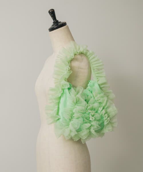 ＊＊SENSE OF PLACE by URBAN RESEARCH / センスオブプレイス バイ アーバンリサーチ ハンドバッグ | チュールハンドバッグ（MINT）