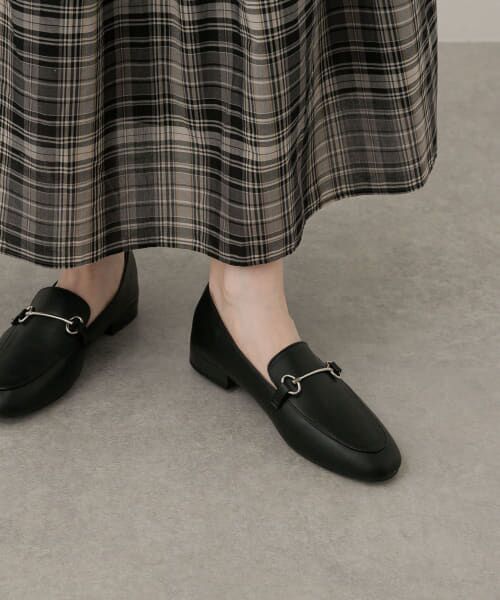 ＊＊SENSE OF PLACE by URBAN RESEARCH / センスオブプレイス バイ アーバンリサーチ フラットシューズ | 『抗菌 / 防臭』ビッドローファー（BLACK）