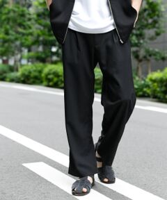 ダブルタックワイドパンツ
