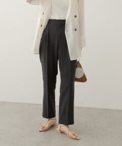 『UR TECH DRYLUXE』リネンライクテーパードパンツ