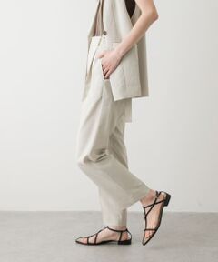 『UR TECH DRYLUXE』リネンライクテーパードパンツ