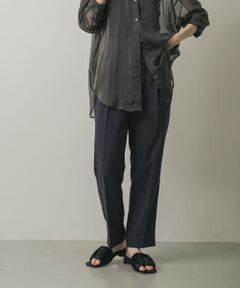 『UR TECH DRYLUXE』リネンライクテーパードパンツ