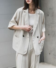 『UR TECH DRYLUXE』リネンライクジャケット